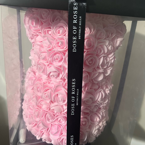 Dose of roses Pink rose teddy bear - Picture 3 of 4